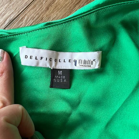 DELFI COLLECTIVE Women's Leah Dress Size M In Green - Picture 10 of 11